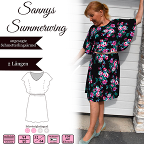 Sannys Summerwing - Gr 32-64 - EBook und Nähanleitung