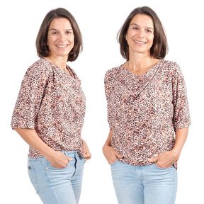Wasserfallshirt "DERYA", Gr. 158-46