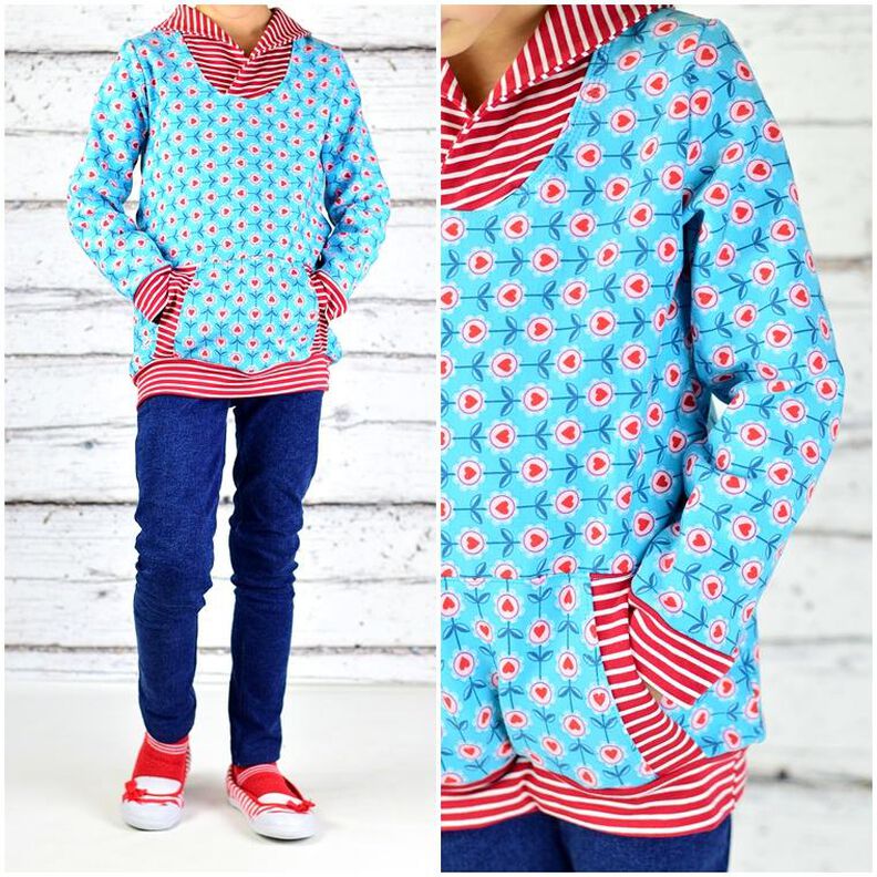 Ebook / Nähanleitung Pulli mit Cardigan-Kragen image number 2