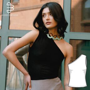 Asymmetrisches Top mit Videoanleitung Gr. XS-XXXL