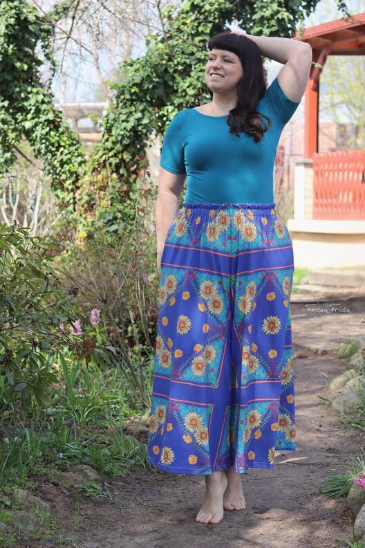 Culotte, Hosenrock (32-56) AZUR Damen Schnittmuster image number 6