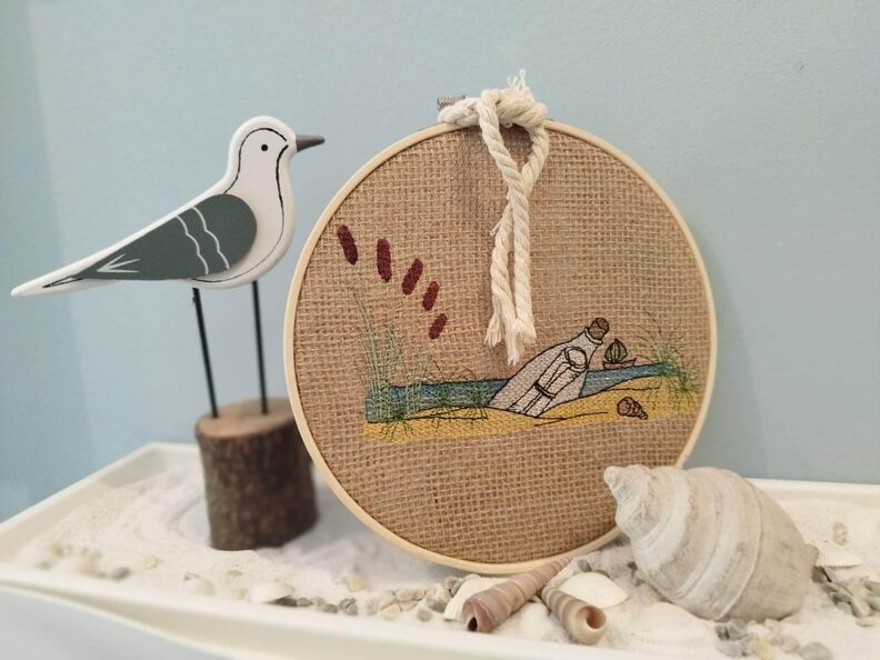 Stickdatei Flaschenpost  image number 3