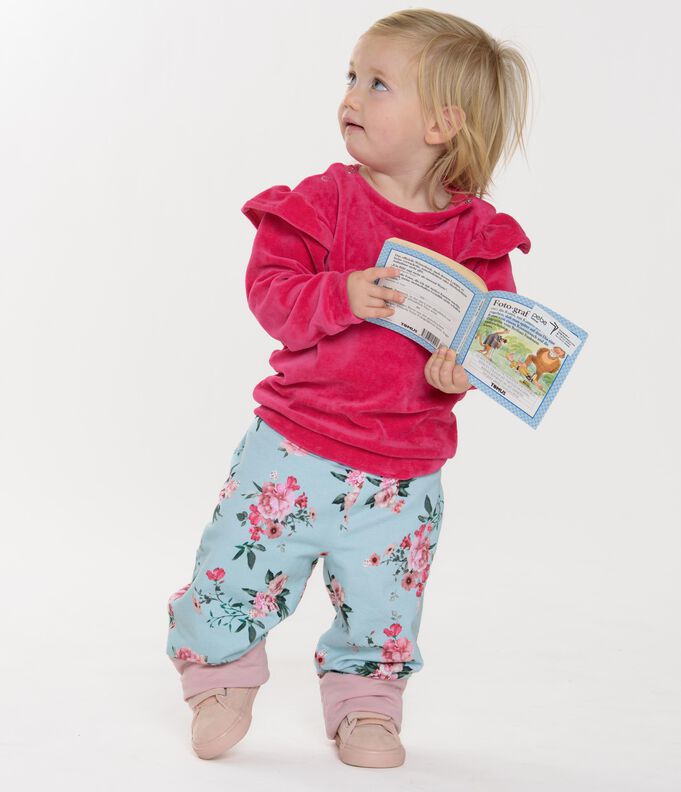 Schnittmuster Set, Sweatshirt mit Rüschen und Wende-Hose  image number 10