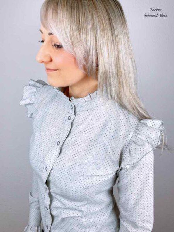 Bluse "ELLEN" Nähanleitung und Schnitt Gr. 158–46 image number 3