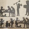 Nostalgie Kinder Silhouette Stickdatei Vol.1 thumbnail number 3