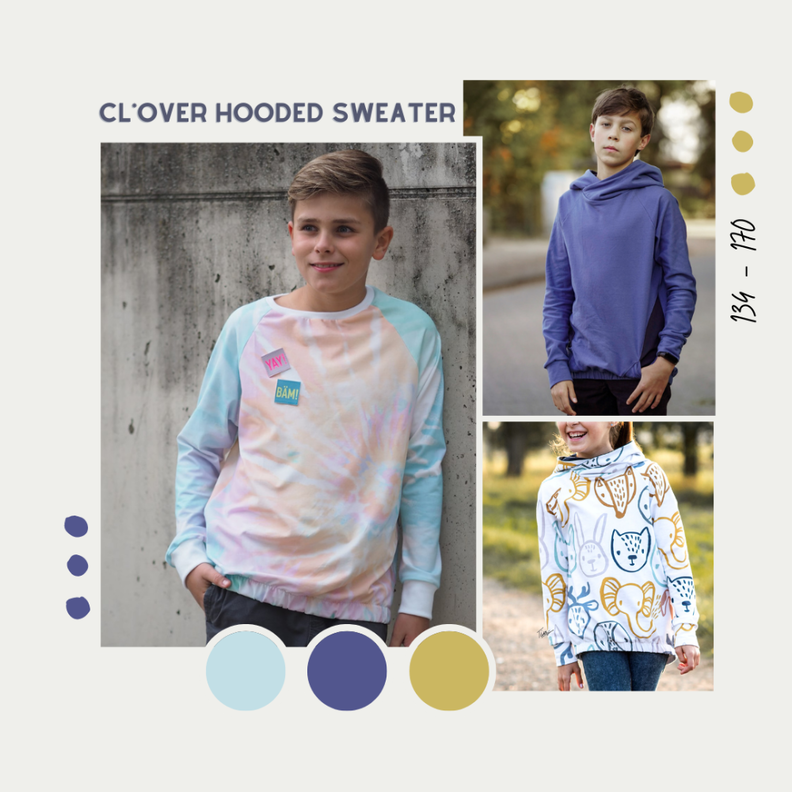 CL*OVER 'hooded' Sweater Teens image number 1