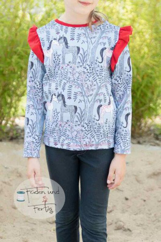 Shirt "LEVKE" Nähanleitung und Schnitt Gr. 110-152 image number 2