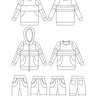 El Comodo Hoodie-Sweatjacke-Hose Kinder unisex Gr. 80 - 158 thumbnail number 2