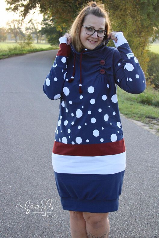 Ebook Add On Hoodiekleid Elise Gr.34-54 mit Ebenendatei image number 4