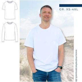 T-Shirt Herren –  Schnittmuster Gr. XS-4XL – Seattle