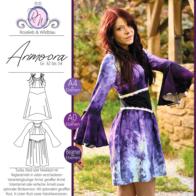 Arimoora Damen - Tunika, Kleid und Maxikleid Gr. 32 bis 54 image number 1