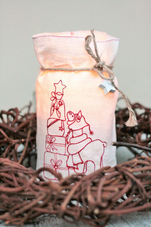 Appliziervorlage WEIHNACHTSLAMA image number 3