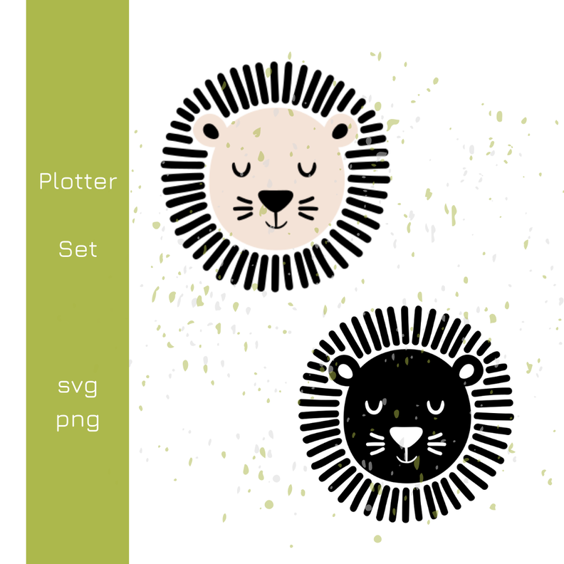 Baby Löwe Plotterdatei | DIY Hunger image number 3