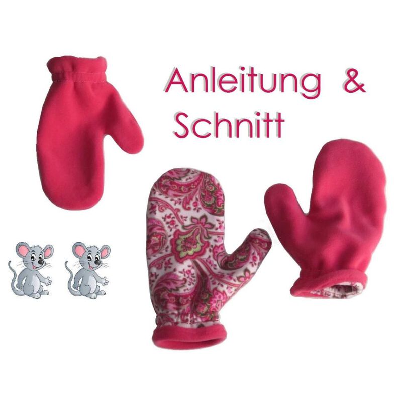 Nähanleitung + Schnitt Handschuhe in 7 Größen image number 1