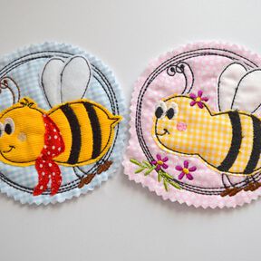 Stickdatei Biene doodle 10x10cm