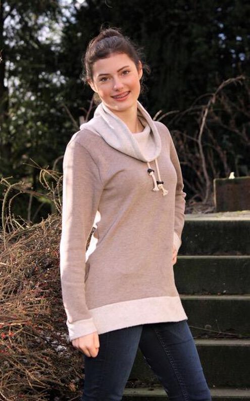 Kleid / Pullover Thyra Nähanleitung 2 Kragen Gr. 58-46 image number 9