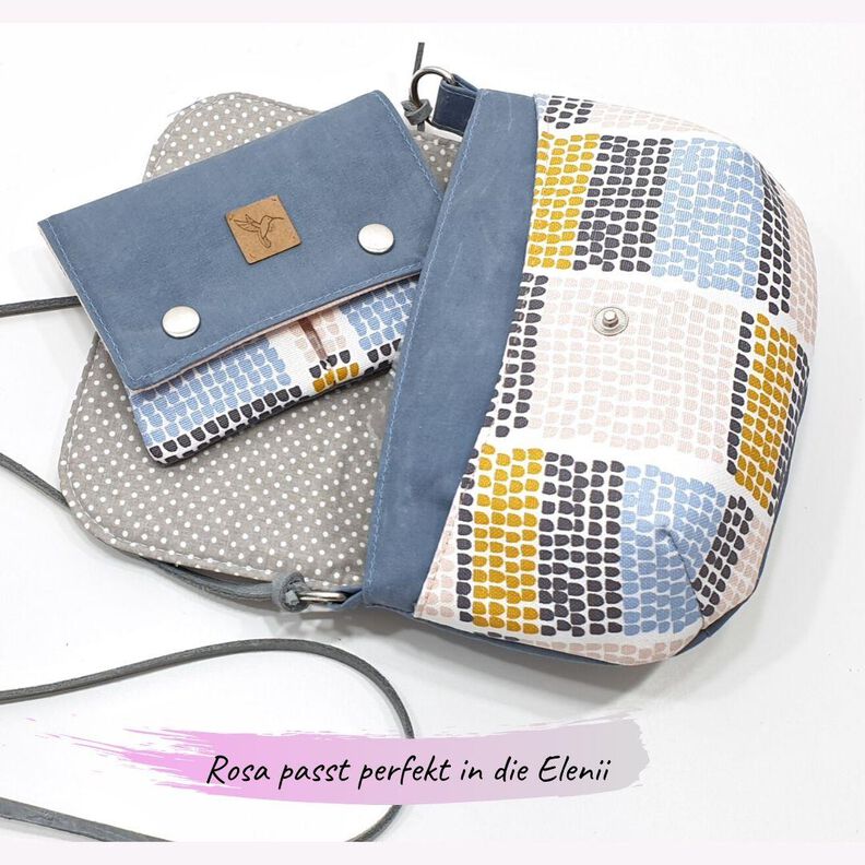 eBook Set - Tasche Rosalie und Geldbörse Rosa image number 3