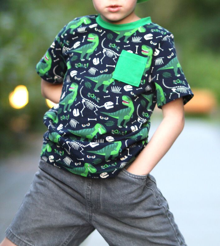 Kinder Shirt mit Teilung Rollkragen SISA ♥ Gr. 110-164 image number 7