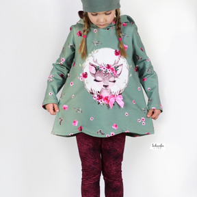 Curved Hoodie - Gr. 86 - 164