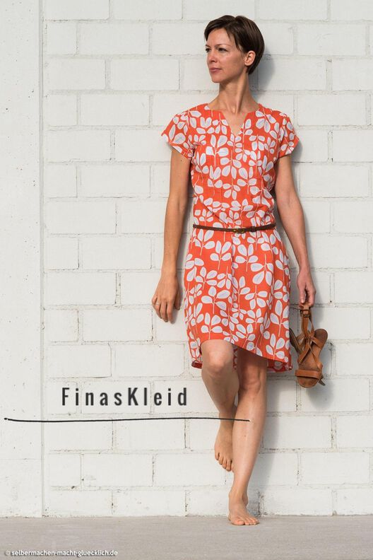 Finas Kleid Schnittmuster & Nähanleitung Kleid 34-48 image number 4