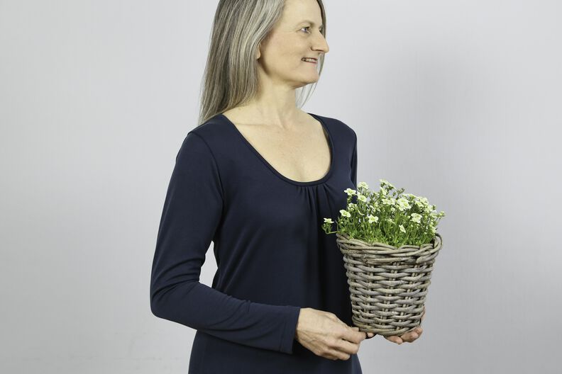 FRAU VLIELAND - Kleid mit Rundhalsausschnitt image number 3