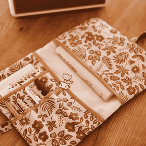 Buchtasche | Buchhülle nähen Schnittmuster "ANNA"