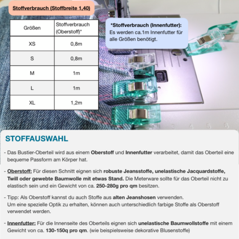 Oberteil #Betty Nähanleitung und Schnittmuster (XS-XL) image number 7