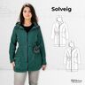  Schnittmuster Jacke Solveig | Jacke tailliert mit Kapuze  thumbnail number 1