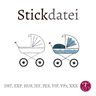 Stickdatei Kinderwagen thumbnail number 1