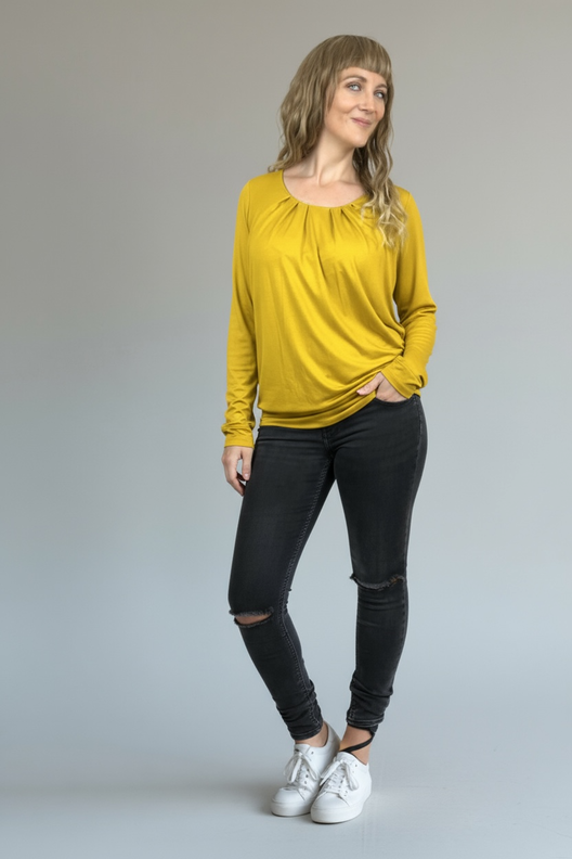 Oberteil  mit Falten, Schnitt mit Ebenen, A4, A0+, Beamer image number 7