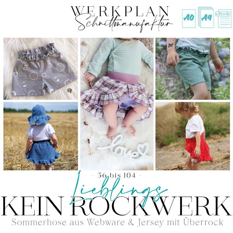 KEIN RockWERK | Größe 56 bis 104 | A4 & A0  image number 1