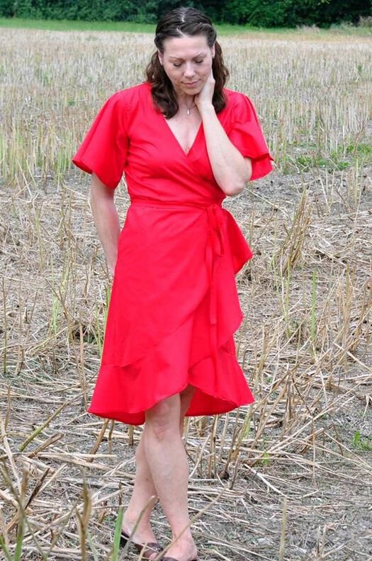 Wickelkleid (34-46) TIJUCA Kleid Damen Schnittmuster image number 6