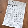 Vorlage für Kerzentattoo Ostern Frühling pdf Kerzensticker  thumbnail number 2