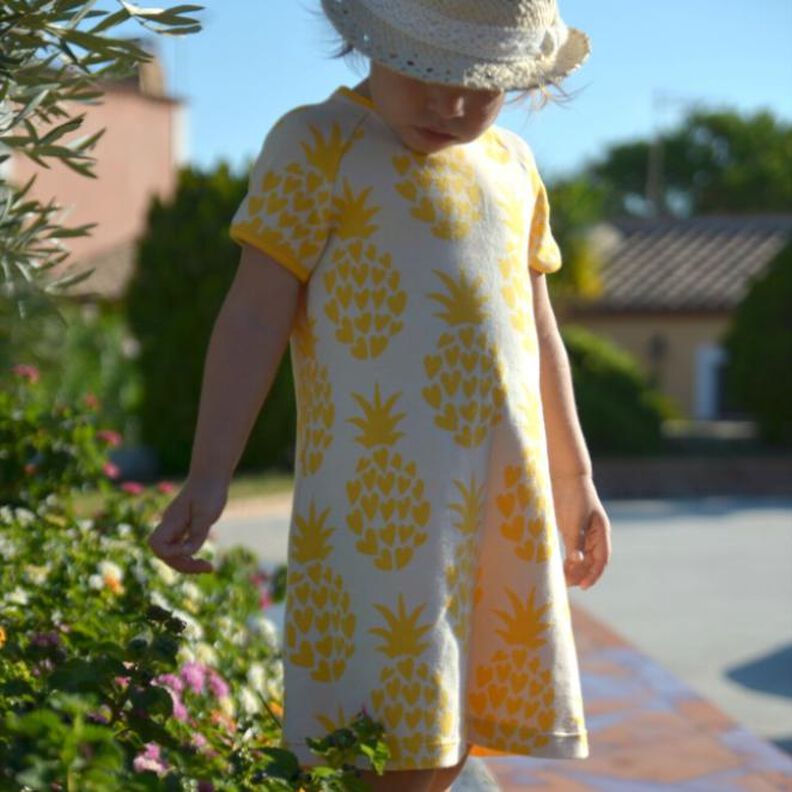 Raglankleid und Tunika 56-164 mit optionaler Knopfleiste image number 1
