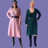 Damen Wickelkleid Bluse versch. Ärmel GAYA ♥ Gr. 34-56 thumbnail number 6