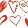 Stickdatei - einfache Herz Linien Herzen simply thumbnail number 2
