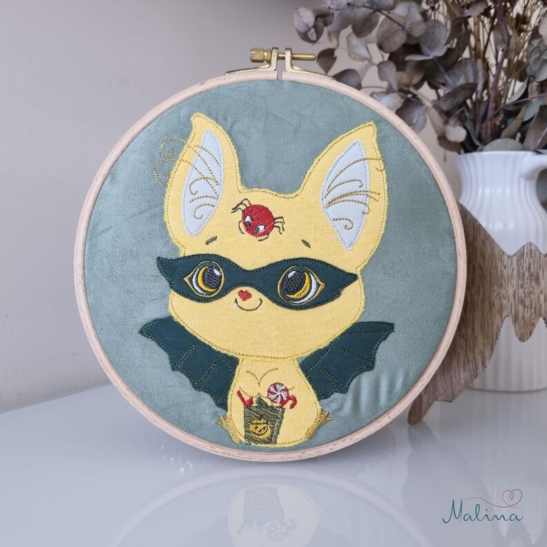 Stickdatei Fledermaus FlediMaus image number 2