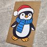 Plotterdatei Pinguin Weihnachten - 2 Varianten SVG PNG DXF thumbnail number 3