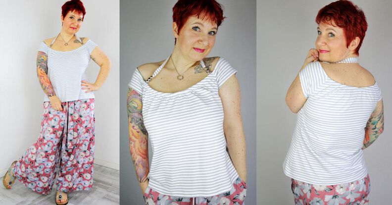 Anciolina sommerliches Neckholder-Shirt -  ebook 34-54 image number 6