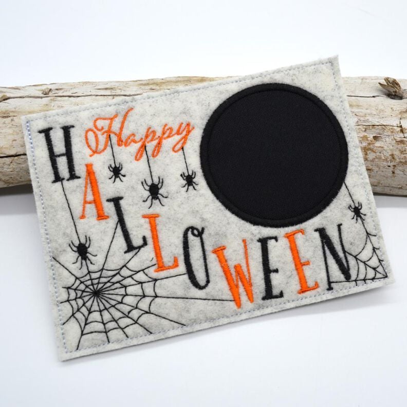 Stickdatei Mugrug Untersetzer Halloween ab 12x18cm image number 1