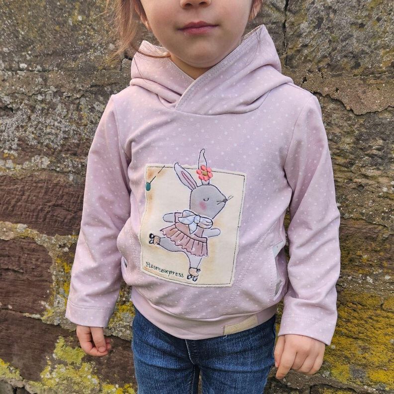 Schnittmuster Kinder Hoodie Ela+Kai Gr. 80-140 image number 6