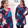 Hoodiekleid / Hoodie Damen, Glamhoodie Freya Gr. 34 bis 46 thumbnail number 1
