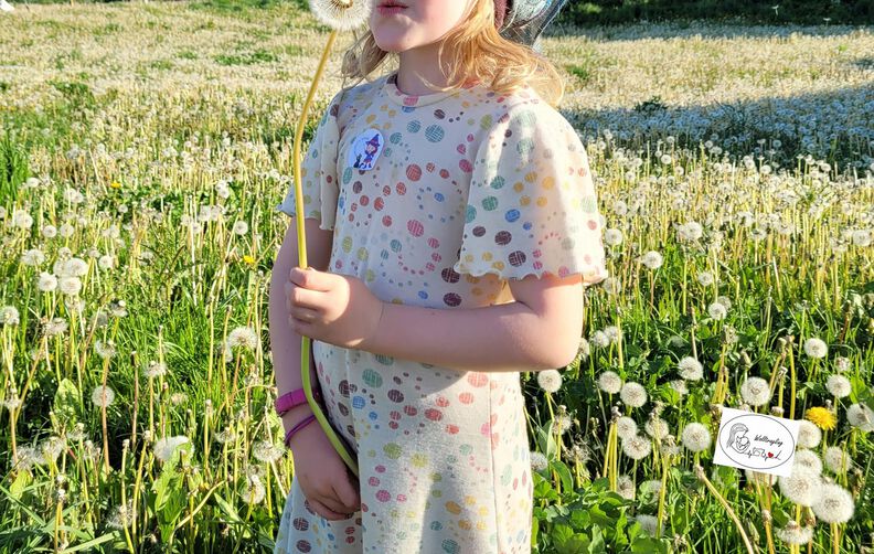 Kleid"SummerWind"für Wolle-Seide,Viskose-Jersey...86-140 image number 9