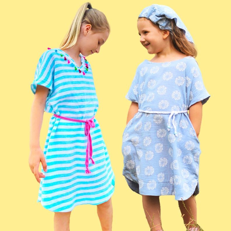 Kinder Tunika Kleid mit Taschen Wandelbar SINAR ♥ Gr. 98-164 image number 1