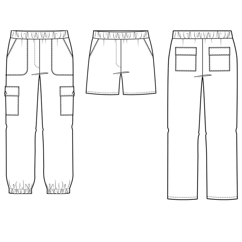 Kinder Cargo Hose Shorts Schlupfhose COCOK ♥ Gr. 110-164 image number 9