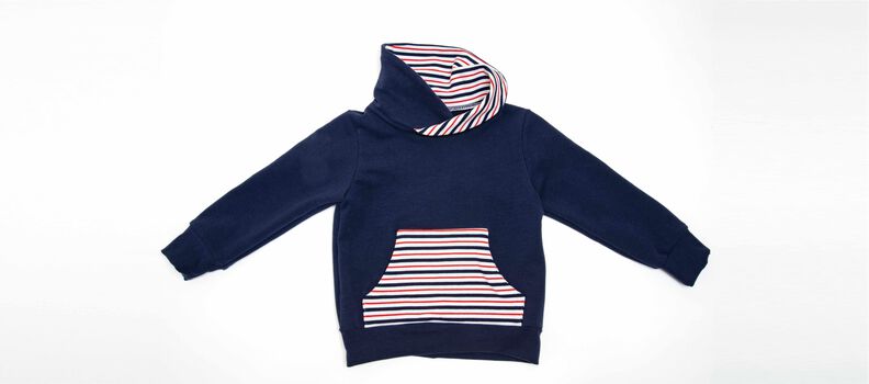 FLY Schnittmuster Schalkragenpullover für Baby und Kinder image number 2