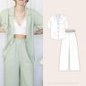 Culotte & Bluse Schnittmuster-Set thumbnail number 1
