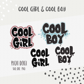 PLOTTDATEI -  COOL GIRL / COOL BOY