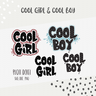 PLOTTDATEI -  COOL GIRL / COOL BOY thumbnail number 2
