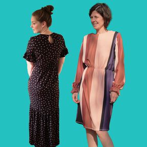 Kleid easy, sehr viele Varianten MENARI ♥ Gr. XS-XXL